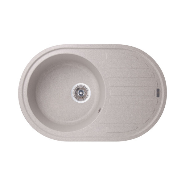 

Гранитная мойка, овальная GF Italy (GRA-09) 780x500 серая GFGRA09780500200 (35248)