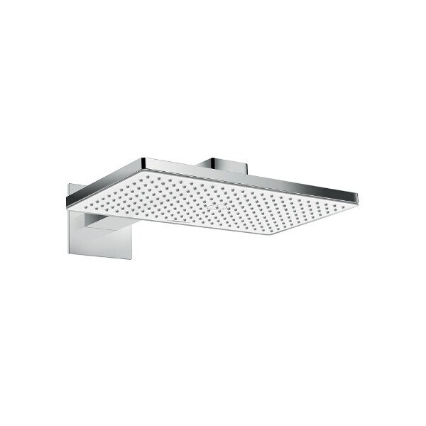 

Прямоугольный верхний душ HANSGROHE RAINMAKER SELECT 460 24013400 хром/белый (28914)