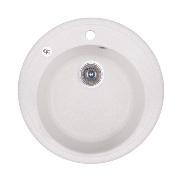 

Гранитная мойка, круглая GF Italy (WHI-01) D510 белая GFWHI01D510200 (35228)