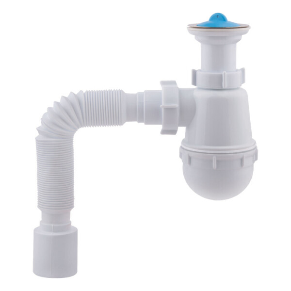

Сифон для кухни Krono Plast М1050 KROM1050 белый (56243)
