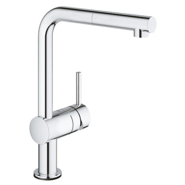

Сенсорный однорычажный кухонный смеситель GROHE MINTA TOUCH 31360001 хром (34948)