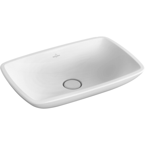 

Раковина прямоугольная 58,5х38см VILLEROY & BOCH LOOP & FRIENDS 51540001 белая (30127)