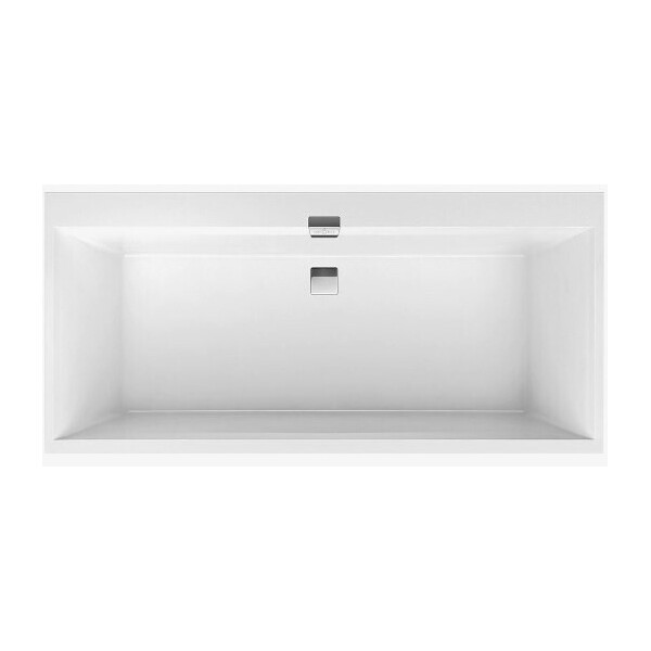

Ванна квариловая 170х75 см с ножками, со сливом-переливом VILLEROY & BOCH SQUARO EDGE 12 UBQ170SQE2DV-01 белая (30191)