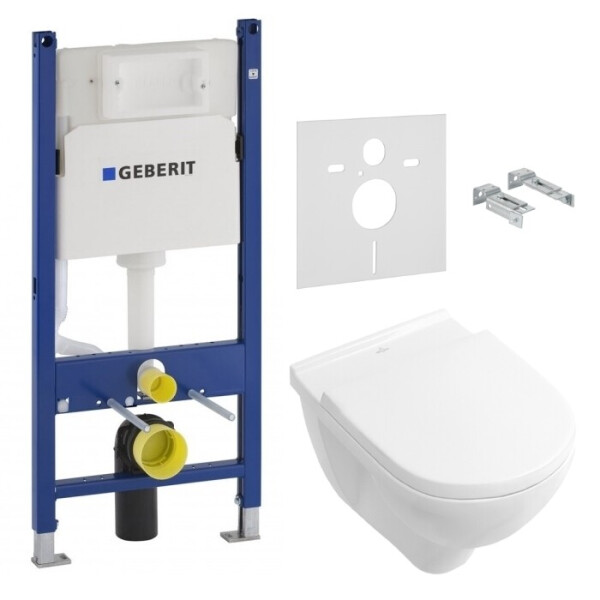 

Унитаз с инсталляцией VILLEROY & BOCH O.NOVO 5660HR01+458.126.00.1 белый (30511)
