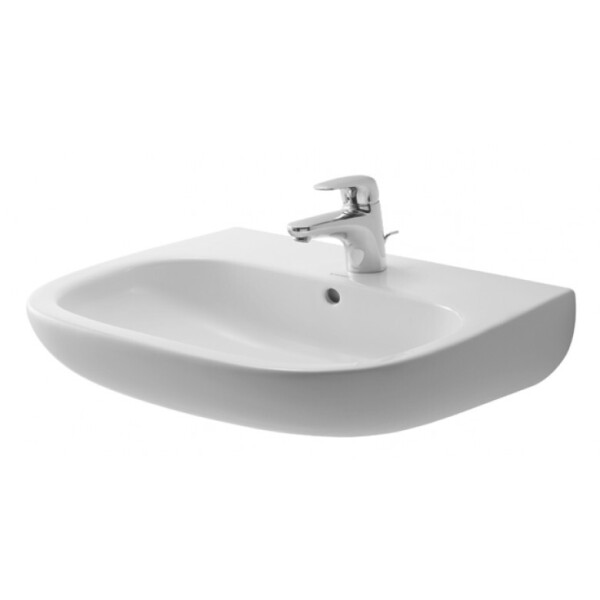 

Раковина керамическая с переливом 60х46 DURAVIT D-CODE 23106000002 белая (49174)