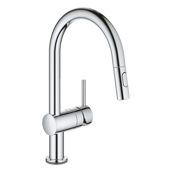 

Смеситель для кухни с выдвижным изливом сенсорный Grohe EX Minta Touch 31358002 хром (47261)