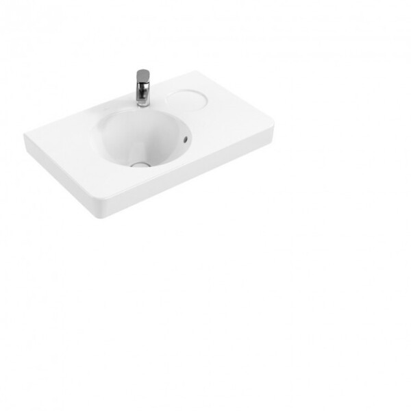 

Раковина керамическая прямоугольная с переливом 80х49 VILLEROY & BOCH JOYCE 41078101 белая (49115)