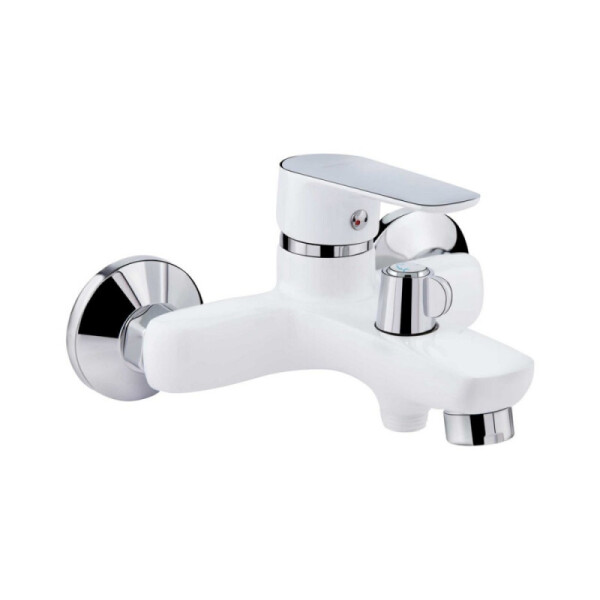 

Смеситель для ванны Brinex 31CW 006N настенный BRIN31CW006N белый (67958)