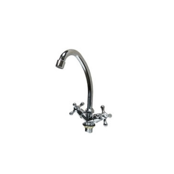 

Смеситель для кухни двухвентильный TOBIO TOB2008R satin (52113)