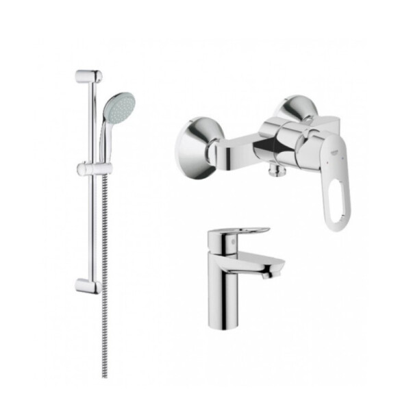 

Набор смесителей для умывальника, ванны и душевая стойка S-Size Grohe BauLoop 123220S хром (47734)