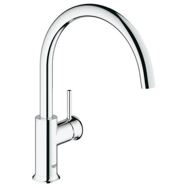 

Кухонный смеситель однорычажный Grohe BauClassic 31234000 хром (47863)
