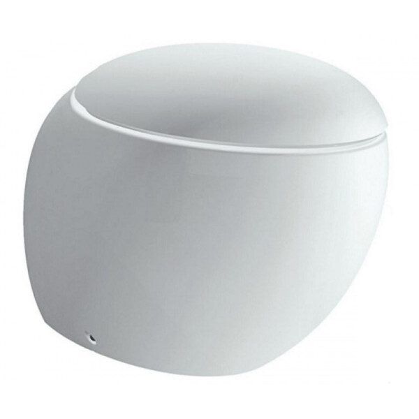 

Напольный унитаз под инсталляцию без крышки LAUFEN ALESSI ONE H8219714000001 белый (43572)