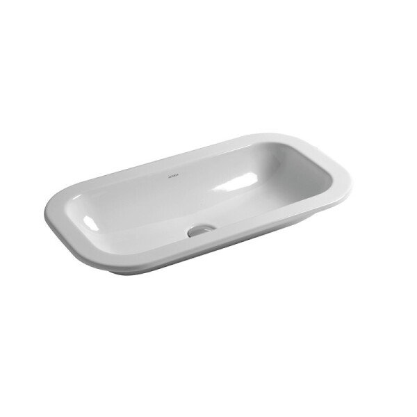 

Раковина керамическая прямоугольная 69х38 Azzurra Glaze GLZ69X38B1IN белая (48419)