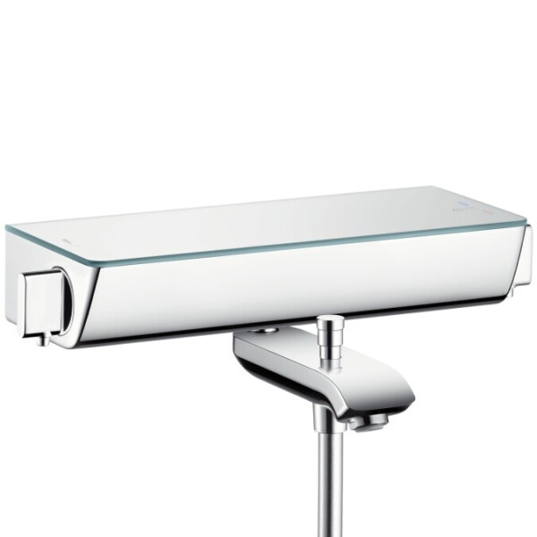 

Смеситель термостатический для ванны Hansgrohe Ecostat Select 13141000 с полочкой хром (56530)