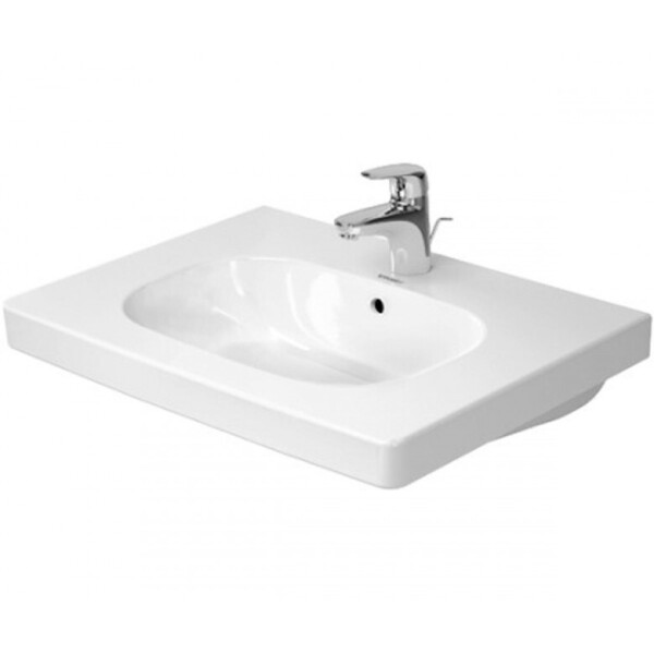 

Керамическая раковина накладная DURAVIT D-Code 65х48.5см 03426500002 белая (57560)