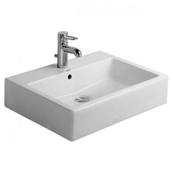 

Керамическая раковина накладная DURAVIT Vero 60см 0454600027 белая (57574)