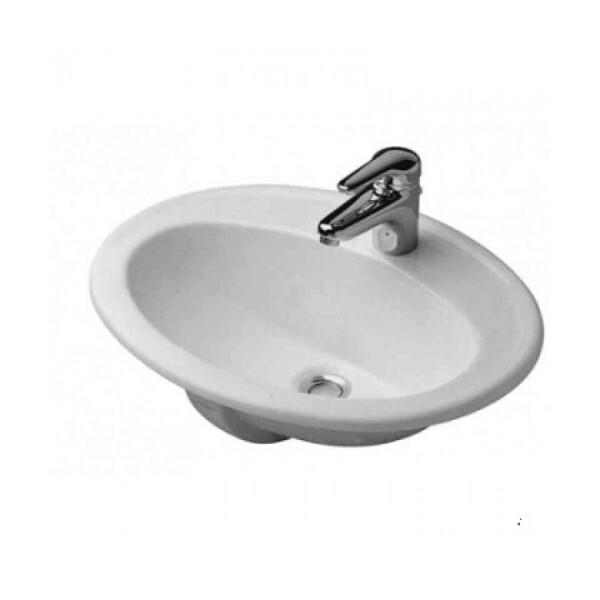 

Керамическая раковина накладная DURAVIT Duraplus 56см 0472560000 белая (57580)