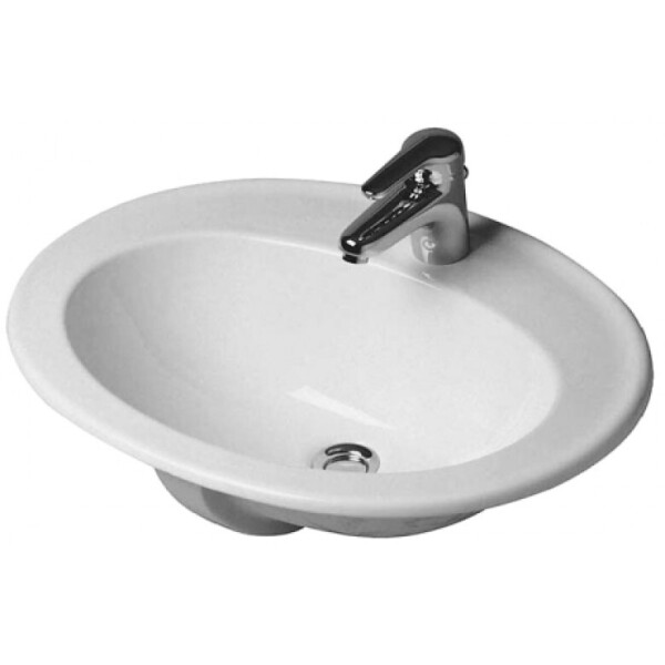 

Керамическая раковина накладная DURAVIT Duraplus 61.5см 0472620000 белая (57581)
