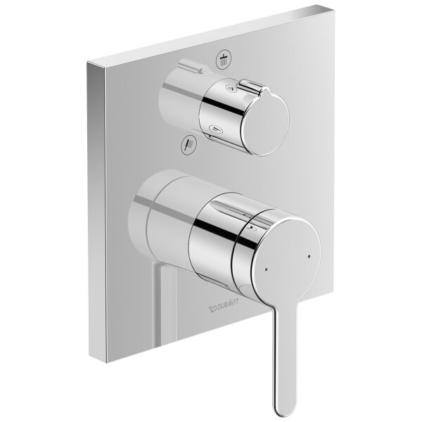 

Смеситель для душа скрытого монтажа DURAVIT C.1 C14210009010 хром (57698)