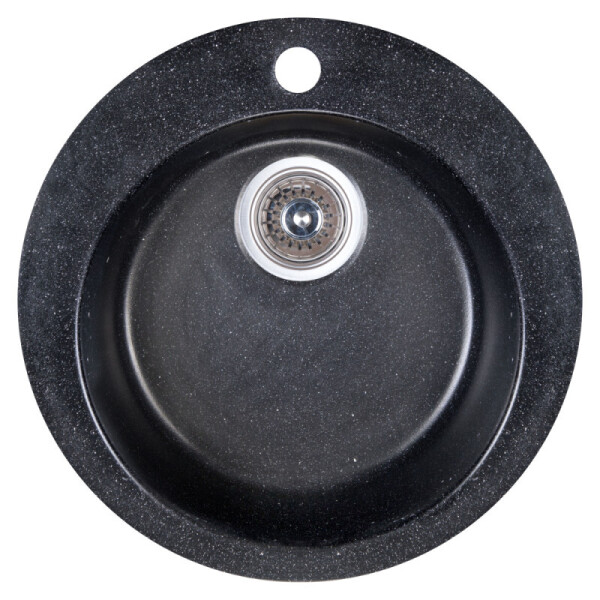 

гранитная круглая Fosto D470 kolor 420 FOSD470SGA420 черная (54524)