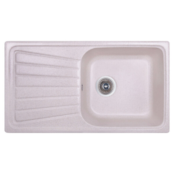 

Кухонная мойка гранитная прямоугольная Fosto 8146 kolor 800 (FOS8146SGA800 бежевая (персик) (54566)