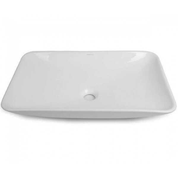 

Керамическая прямоугольная раковина 58х37см NEWARC COUNTERTOP 5019W NEW белая (59185)