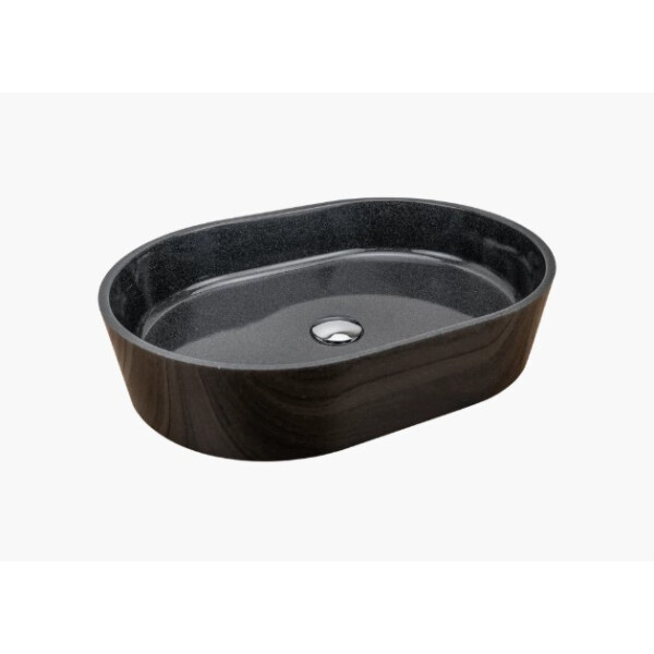 

Умывальник овальный Giorgio Group Omaha Black Onyx 56х40х12 черный оникс ra-61456 (60311)