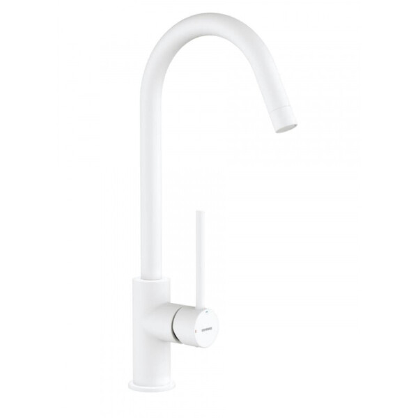 

Смеситель кухонный однорычажный Genebre Tau White 65403 18 41 66 белый (59422)