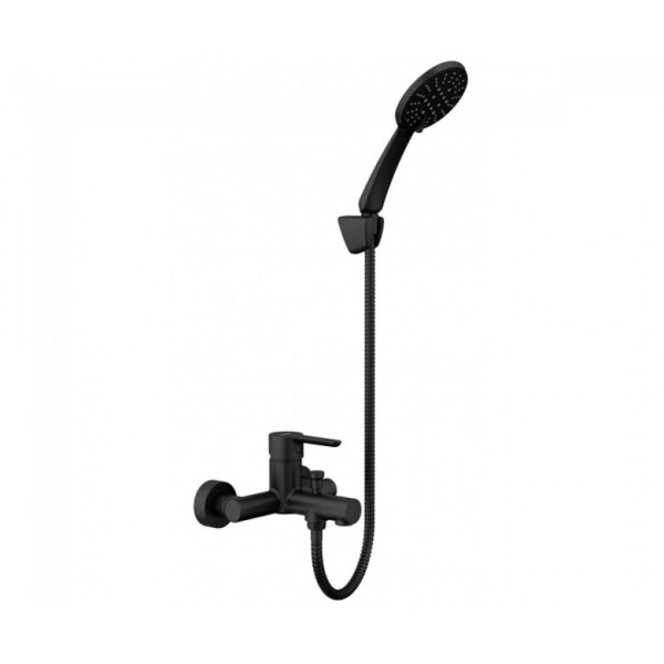 

Смеситель для ванны Genebre Oslo Black, с душевым гарнитуром 65100194166 черный (59429)
