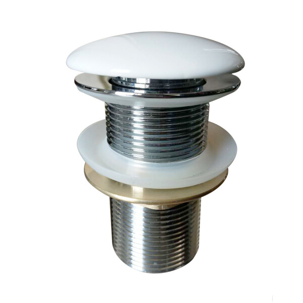 

Донный клапан Volle click-clack латунь 1 1/4" 90-00-037white белый (60063)
