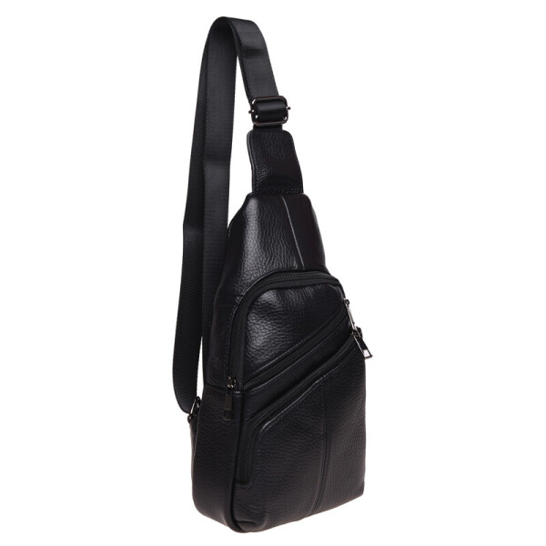 Акція на Мужской кожаный рюкзак Keizer K1682-black від Allo UA