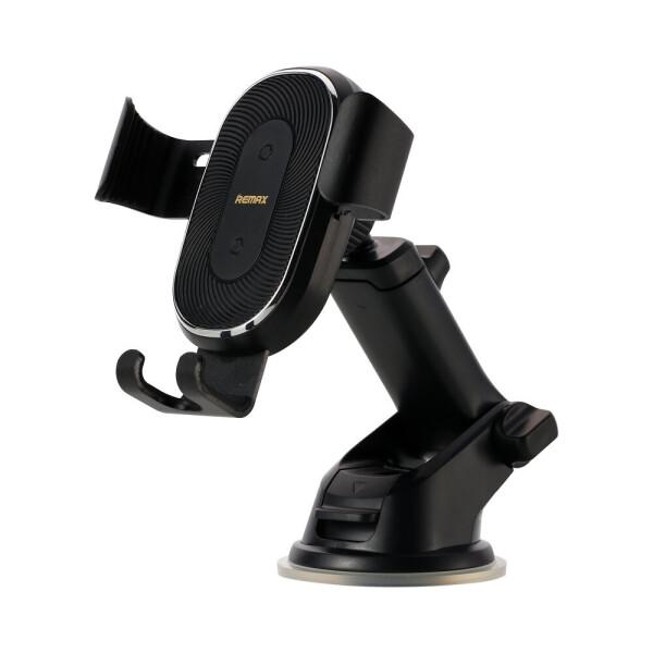

Держатель Remax RM-C37 with wireless suction mount (10W, QC3.0) Black