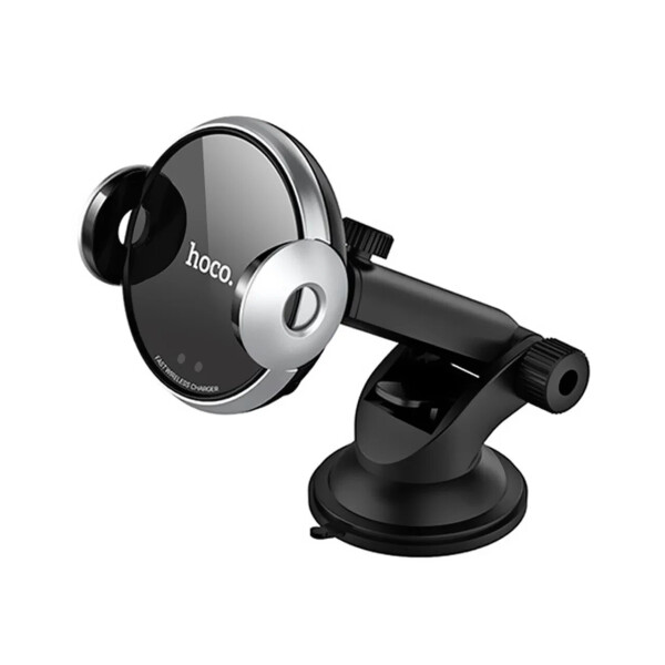 

Держатель Hoco CA48 with wireless chargerиндукционный Black-silver