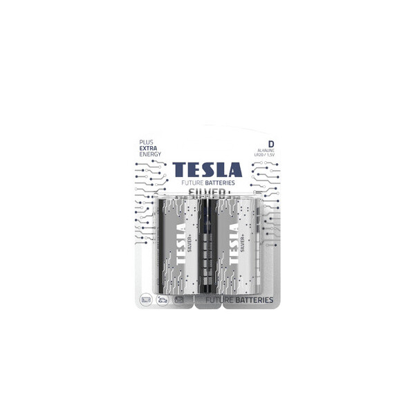 

Батарейка TESLA D SILVER+ (LR20)