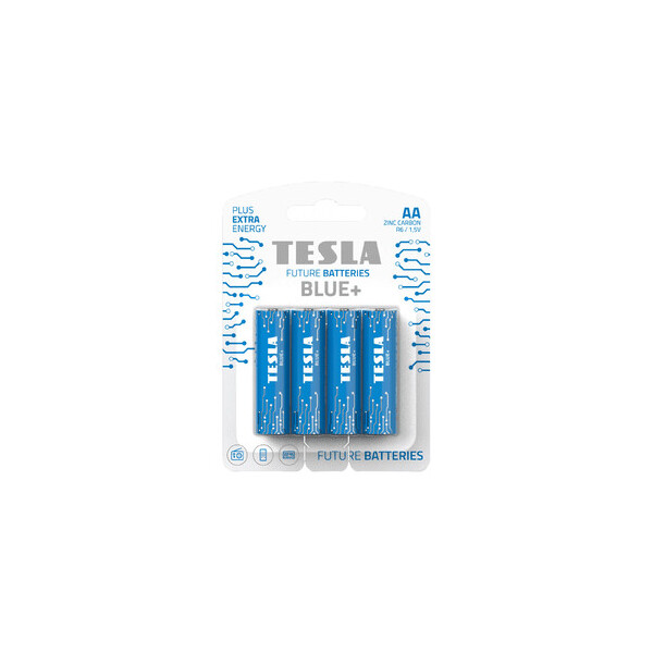 Акція на Цинк-углеродные батарейки TESLA AA BLUE+ (R06) від Allo UA