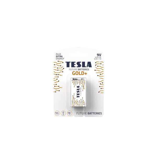 

Крона TESLA 9V GOLD+ (6LR61)