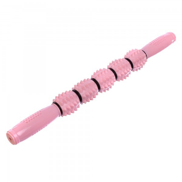 

-палка роликовый 5 массажеров Record Massager Bar FI-8371 Pink