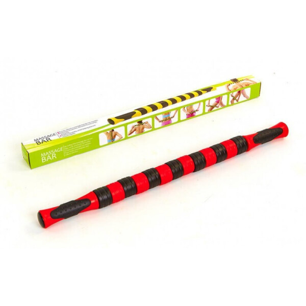 

-палка роликовый 13 массажеров Pro Supra Massager Bar MS-07-13 Red