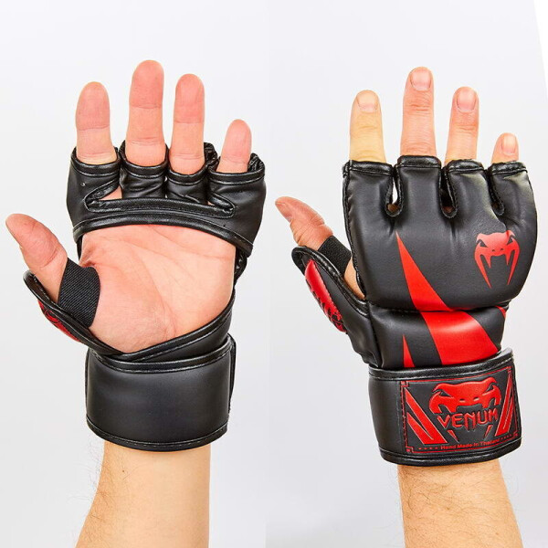 

Перчатки для смешанных единоборств MMA Venum BO-8355-BKR размер L