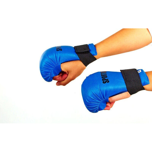

Накладки (перчатки) для карате Sportko HK-2-B синий размер M (6-10 лет)