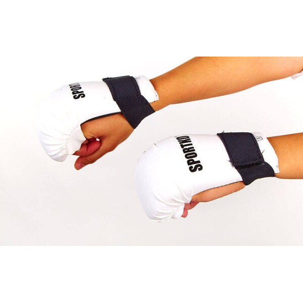 

Накладки (перчатки) для карате Sportko HK-2-W белый размер L(10-14 лет)