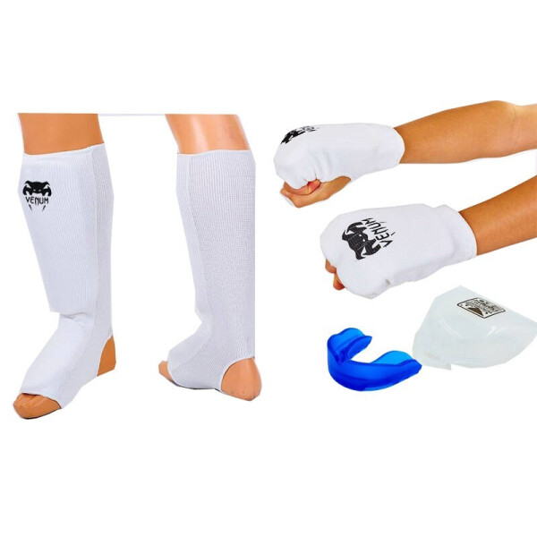 

Защита голени Venum MA-0008V белый размер S