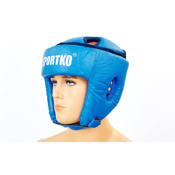 

Шлем боксерский SPORTKO OD1-B синий размер XL