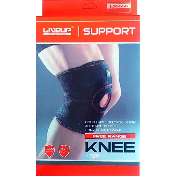

Наколенник спортивный LiveUp Knee Support Black (LS5656)