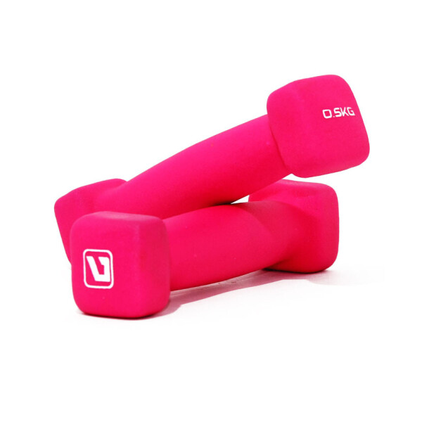 

Гантели неопреновые LiveUp Square Head 2х0.5 кг Pink (LS2002-SQ05)