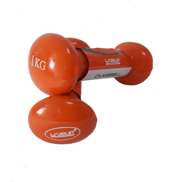 

Гантели LiveUp Vinyl Dumbbell EGG HEAD 1 кг Оранжевый (LS2001-1)