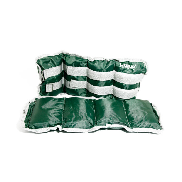 

Утяжелители LiveUp Wrist/Ankle Weights 2 шт по 2 кг Green-Grey (LS3011-2)
