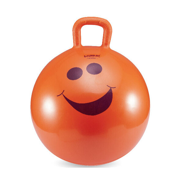 

Мяч для фитнеса детский LiveUP Hopping с ручкой 45 см Orange (LS3220)