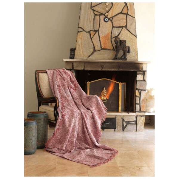 

Плед-накидка Eponj Home Buldan Keten - Linen 170*220 kiremit кирпичный (svt-2000022240901)