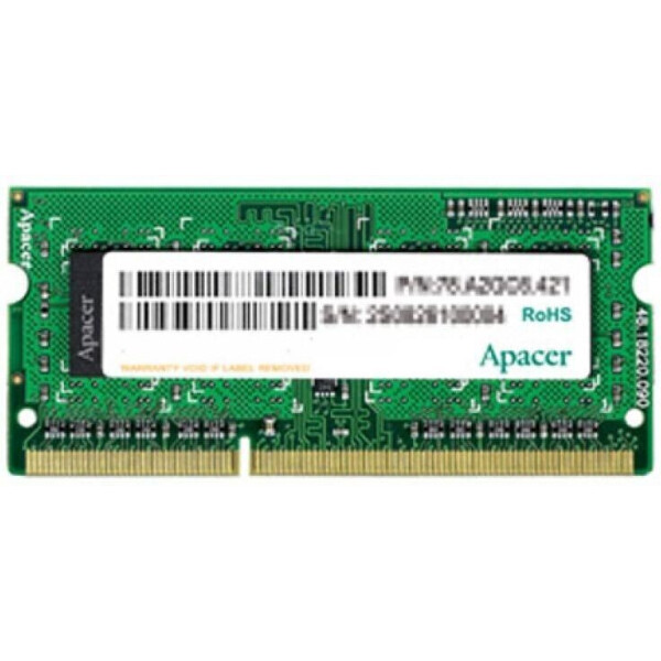 

Оперативная память SoDIMM DDR3L 8GB 1600 MHz Apacer (AS08GFA60CATBGJ)